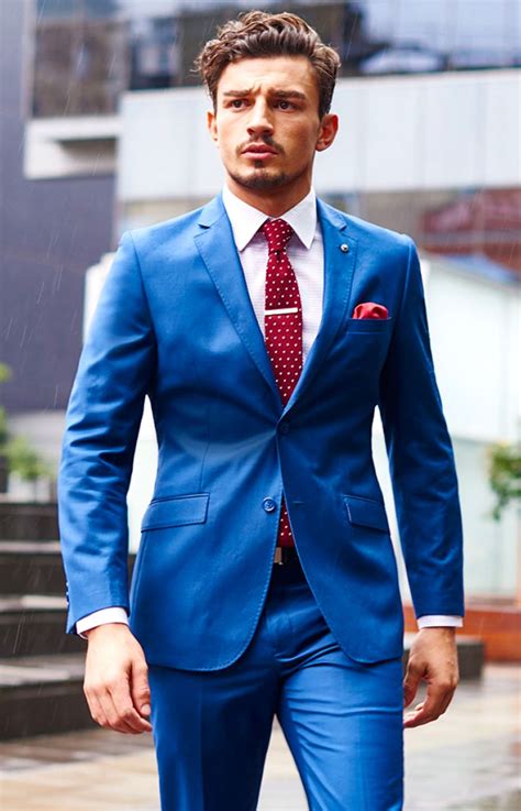 blue suit and tie combinations